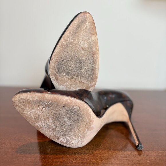 Manolo Blahnik Tortoiseshell Pumps - Picture 5 of 6